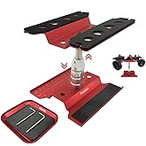 RC Car Work Stand Aluminum Repair Workstation 360 Degree Rotation Lift Lower w/Screw Tray for 1/8 1/10 1/12 1/16 Scale Traxxa