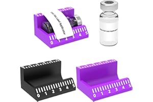 GUSUCIN 2 Pack Vial Label Applicator for 10ml Vial – Easy & Precise Sticker Alignment Tool for Vial Labeling – Time-Saving Labeling Assistant for Labs & Home Organization (10ml)