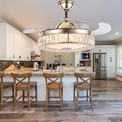 42" Fandelier Ceiling Fan with Light Remote