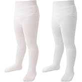 Marchare Baby Girls Tights Thick Solid Cable Knit Leggings Winter Warm Stockings For Toddler Girls 1/2/3/4/5 Pack