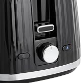 Russell Hobbs Eden 2 Slice Toaster 6 Browning 800W Black view 3