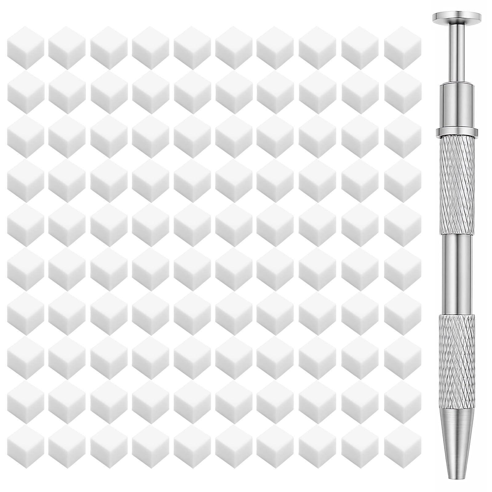 Photo 1 of 150PCS Nail Sponges for Ombre Nail Art with 1 Grab Pen – Gradient Nail Art Tool Set with Storage Case – DIY Nail Design Accessories for Salon & Home Use