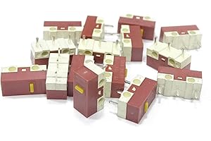 Labriciyon 10Pcs Yellow Mouse Microswitches, 30M Clicks, 3-Pin, ON-OFF, Red