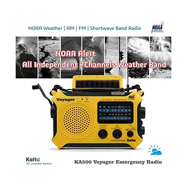Radio Kaito KA500 AM FM Onda corta a energia solar - Imagen 4