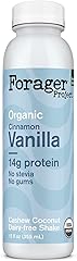 Forager Project, Organic Dairy-Free Nuts & Vanilla Protein Plant Shake, 12 Fl Oz