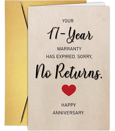 Amazon.com : NSLDesigns Happy 17Th Anniversary Like Great