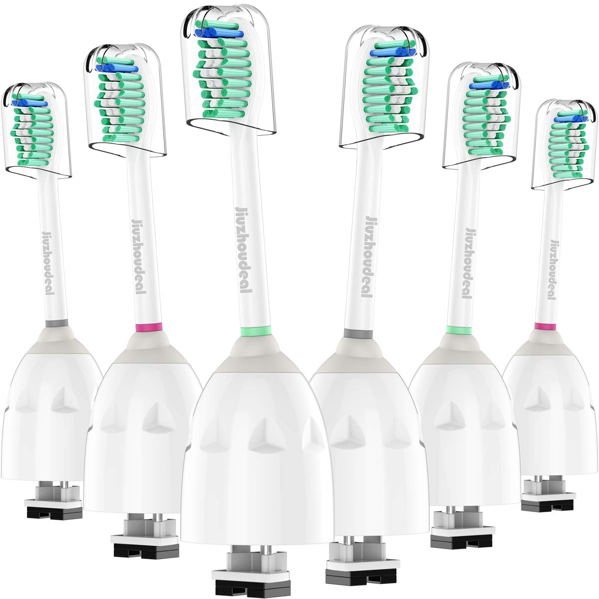 6 Pack Replacement brush Heads Compatible with Sonicare E Series