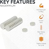 FIRST4MAGNETS F362-20 Magnet Expert 6mm dia 2mm thick N42 Neodymium Magnet view 5