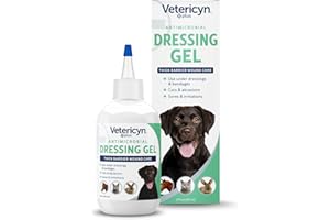 Vetericyn Plus Wound Dressing Gel for Animals| Thick Barrier Wound Care for Cats, Dogs, Horses, and Small Animals, Works on Wounds and Skin Irritations. 3 Ounces
