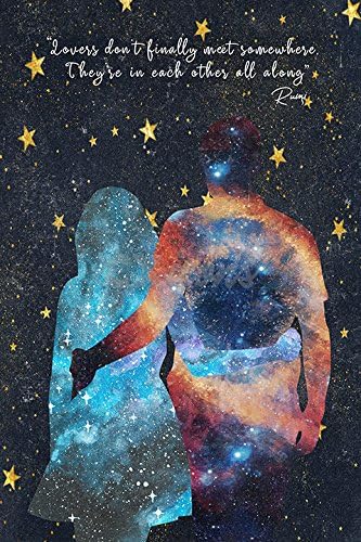 Poster Avec Citation De Rumi Pre Dedicace Qualite Extraordinaire They Are In Each Other All Along 30 X Cm Amazon Fr Bienvenue