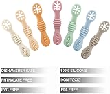 PandaEar 7 Pack Silicone Weaning Spoons Self Feeding Toddler Spoons 4-6 Months view 3