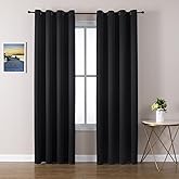 ChrisDowa Blackout Curtains 120 Inches Long 2 Panels Set for Living Room, Grommet Thermal Insulated Room Darkening Curtains f