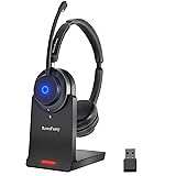 Rownfusny Bluetooth Wireless Headset with Mic for
