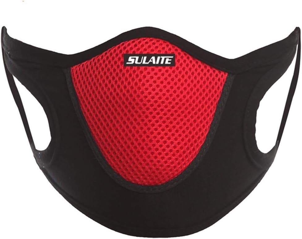 Xiannv Anti Pollution Breathable Respirator Mask - Reusable N95 Mask Particulate Respirator Face Mask Dust Breathing Mask Activated Carbon Dustproof PM 2.5 Windproof Foggy Haze (One Size, Black)