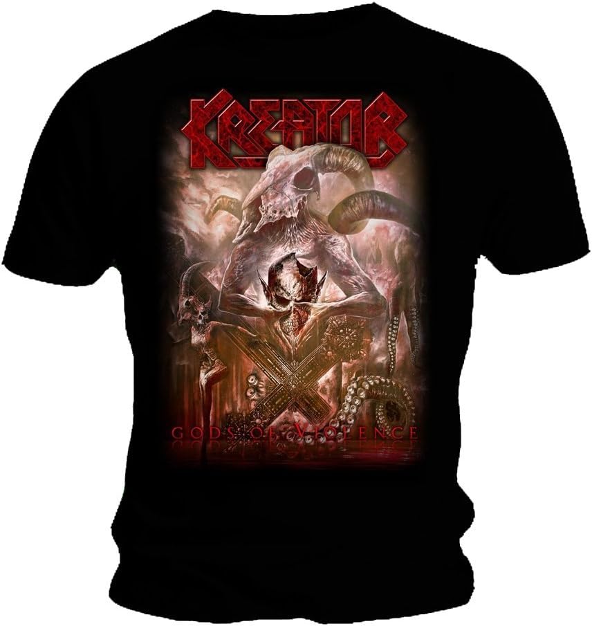 Kreator Official T Shirt Death Thrash Metal 'Gods of Violence' Album
