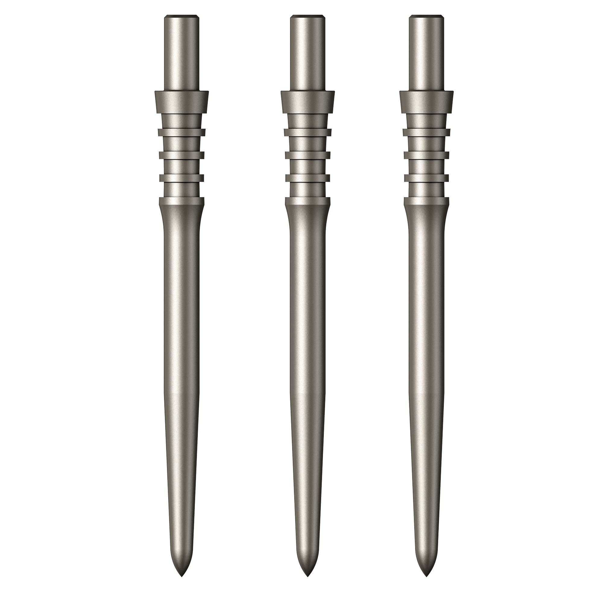 Mission Darts Sniper Points Titan Pro | Steel Tip Replacement Points | 32mm Silver