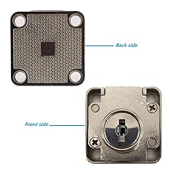 6 Sets Purocean Keyed Alike Desk Drawer Locks
