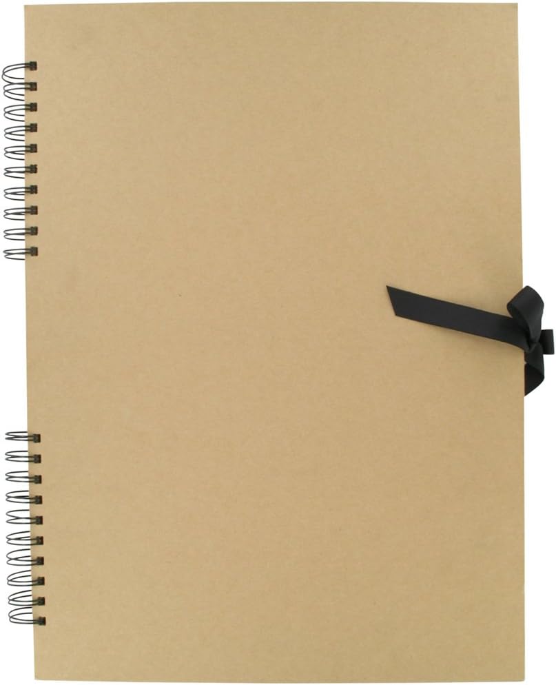 Paperchase Kraft A3 Scrapbook, Photo Album, Memory Book, Blank Canvas for Your Art, Craft and