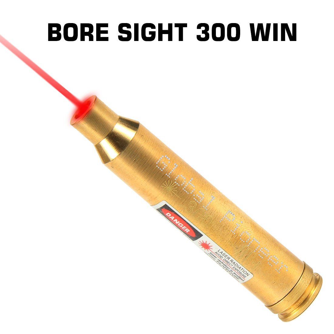 GlobalPioneer® RED Laser 300 Win MAG Bore Sight Boresighter Laser Boresight .300