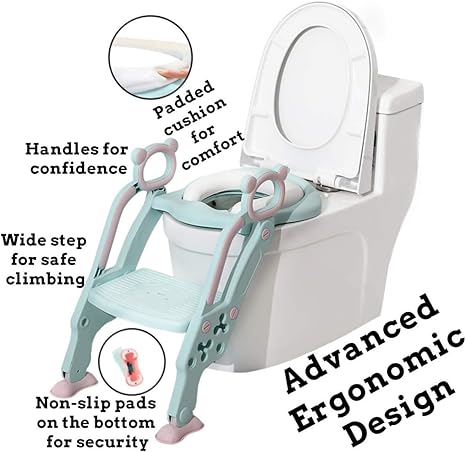 Reducteur Toilette Wc Pour Enfant Avec Marche Plastique Antiderapant Marchepied Siege De Toilette Bebe Pliable Avec Coussin Eponge Apprentissage De La Proprete Chaises Et Tabourets Southerncomfortjville Com