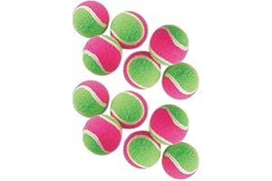 YMCtoys Replacement Sticky Balls for Toss and Catch Sport Game, Hook and Loop, Refill Pack of 12