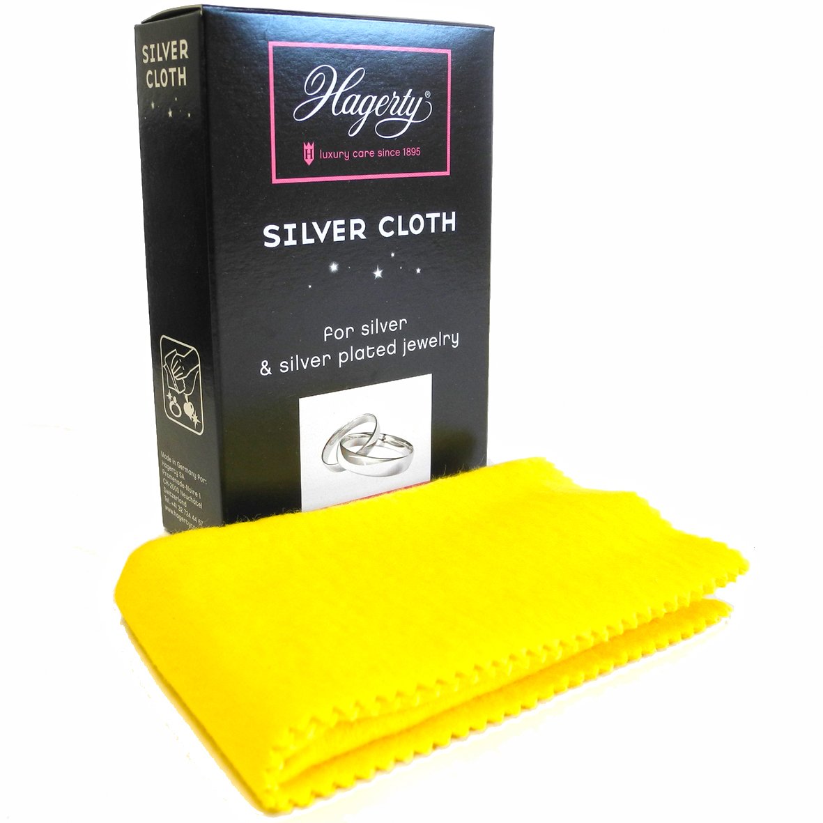Hagerty Silver Cloth Jewellers Polishing Cleaning Silver Jewellery