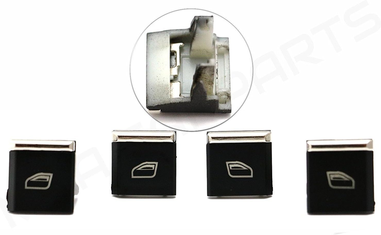 WINDOW CONTROL POWER SWITCH CHROME TRIM BUTTON KIT