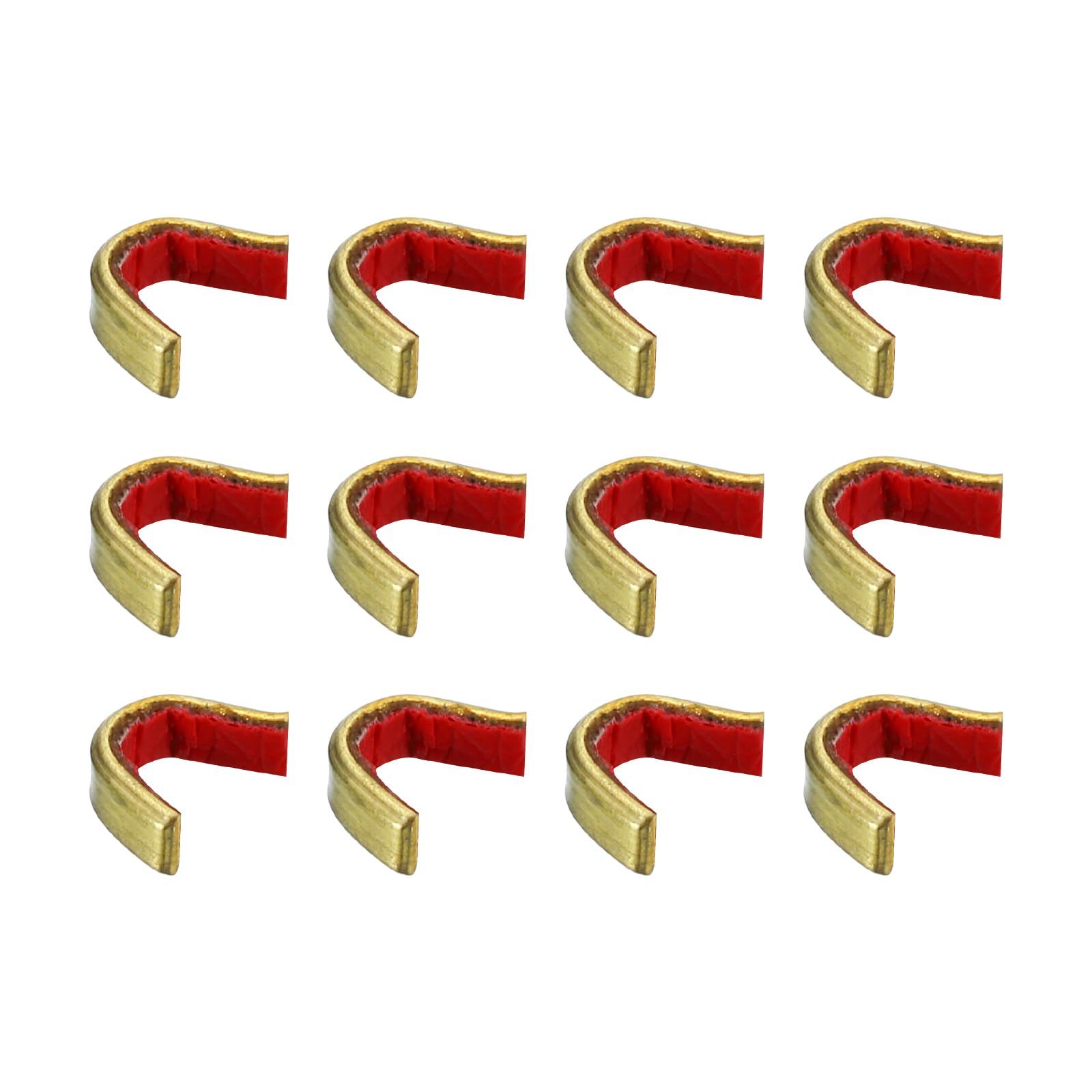 PATIKIL Bow String Nocking Points, 12 Pack Brass Archery Bowstring Nock Point Buckle Clip for Recurve and Compound Bow