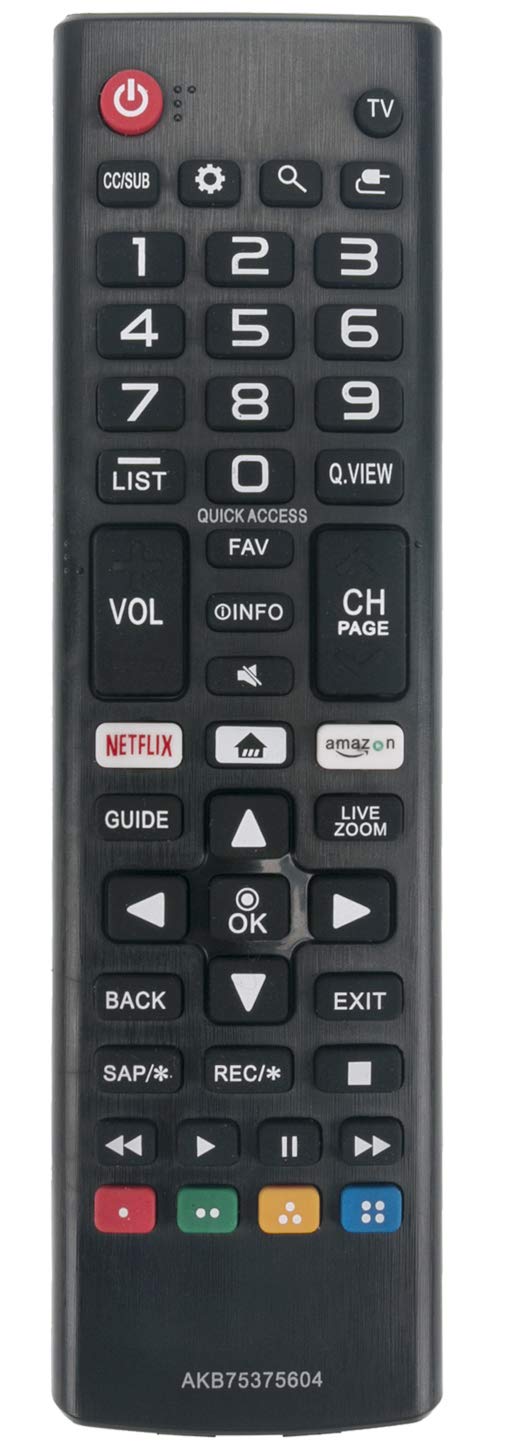 ALLIMITY Remote Control AKB75375604 Replaced for LG TV 43UK6200PLA 43UK6300PLB 43UK6500PLA 49UK6200PLA 50UK6500PLA 55UK6200PLA 55UK6300PLB 55UK6500PLA 65UK6300PLB 65UK6500PLA 75UK6500PLA