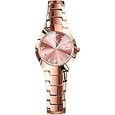 OLEVS Watch Women Luxury Dainty Vintage Square/Round Small Watches for Women Waterproof Stainless Steel Analog Women's Watches with Day Date Fashion Dress Easy Read Female Watch Reloj para Mujer