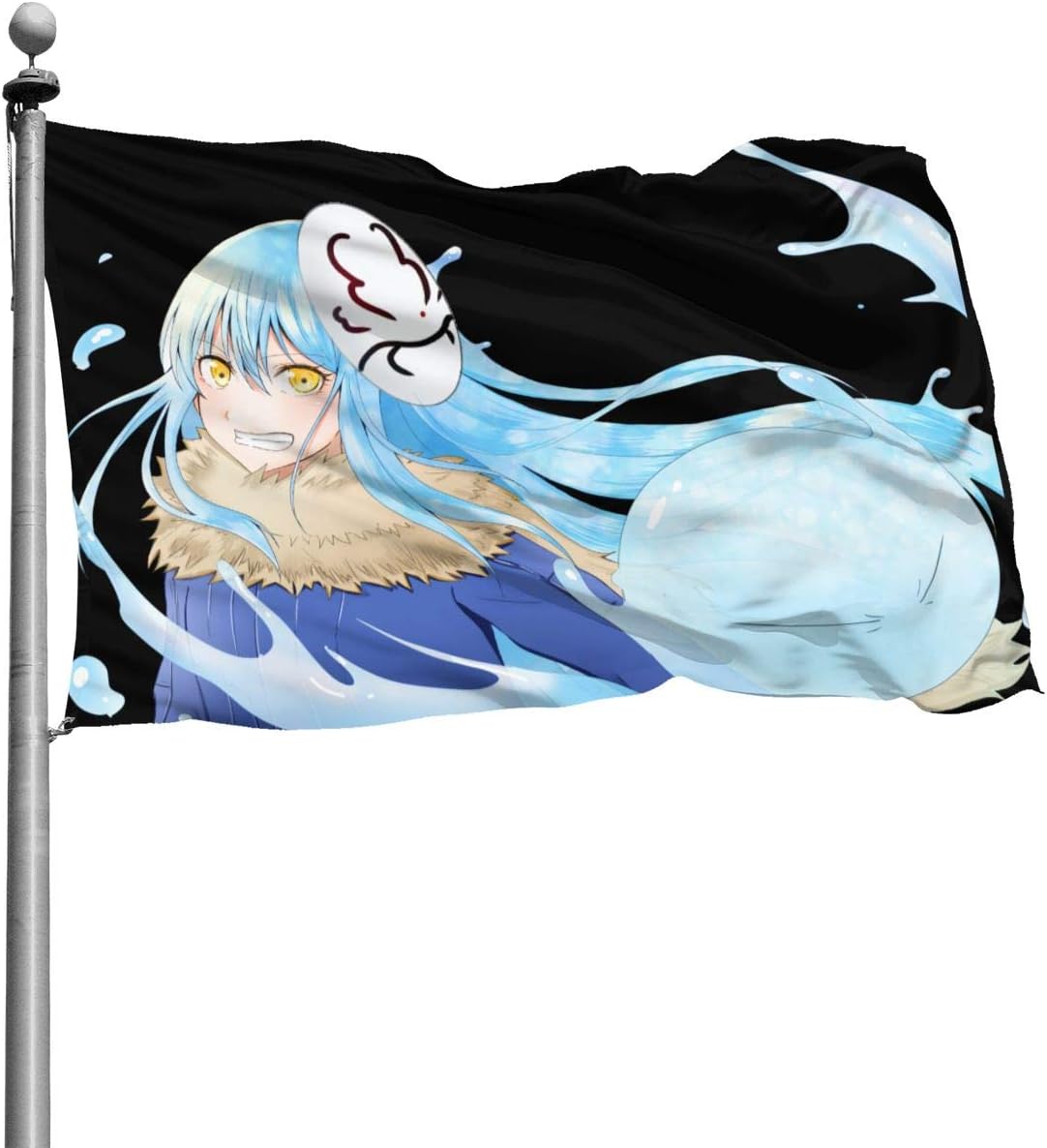RJ5nrusfwtba Rimuru Tempest Decorative Garden Flags, Outdoor Artificial Flag for Home, Garden Yard Decorations 4x6 Ft