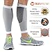 Leg & Calf Compression Sleeve (1 Pair) Shin Splint & Calf Pain Relief, Comfortable Calf Sleeves helps Improve Circulation for Runners, Nurses & Travelers. Leg Support Footless Socks