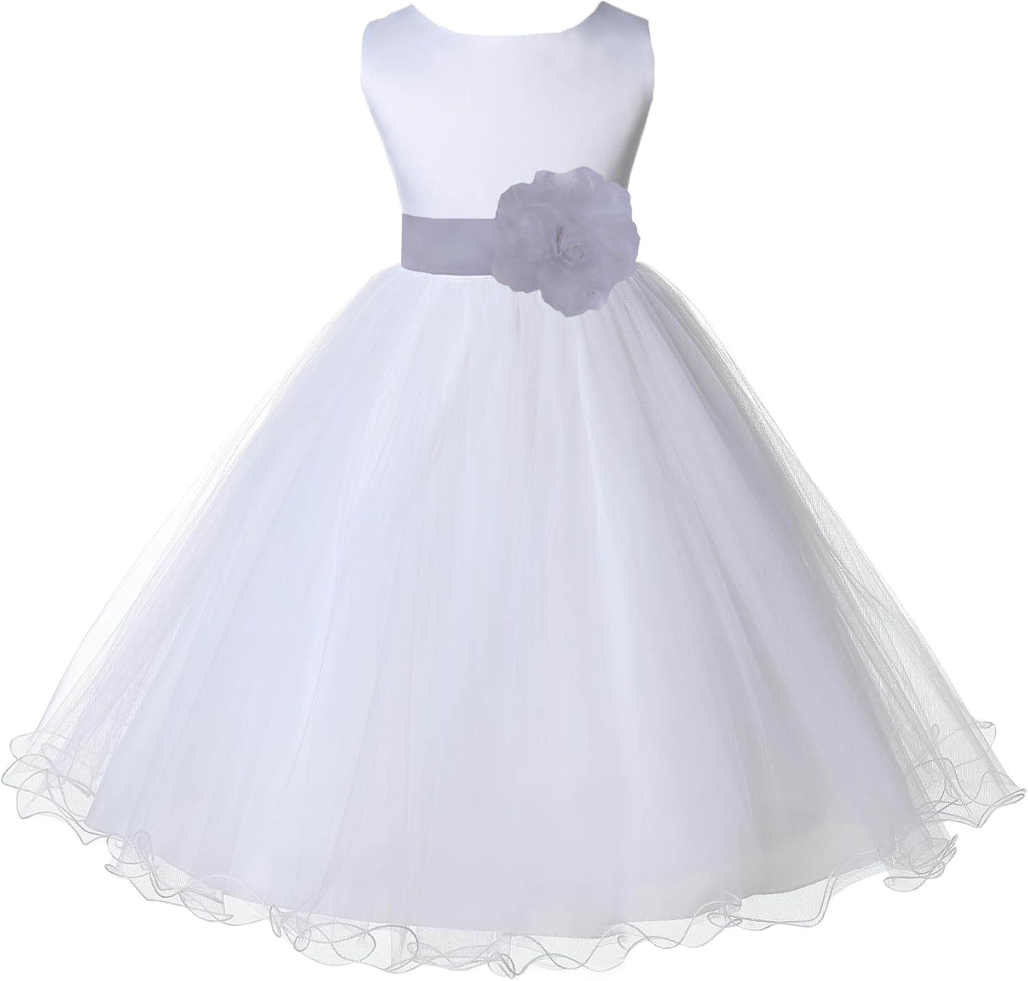 raspberry flower girl dresses