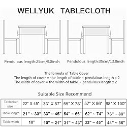 WELLYUK 33 Inch X 57 Inch Oblong Vintage