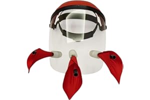 Gralara Hummingbird Feeder Hummingbird Mask Feeder,Face Masque Feeder Hummingbird Face Cover Wild Bird Feeder for Yard Garden Patio, 3 Feeding Ports, 26cmx28cm