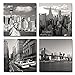 GOUPSKY Canvas Print for Home Decoration 4 Panels New York City Landmark Painting Wall Art Picture Print on Canvas - High Definition Modern Giclee Artwork