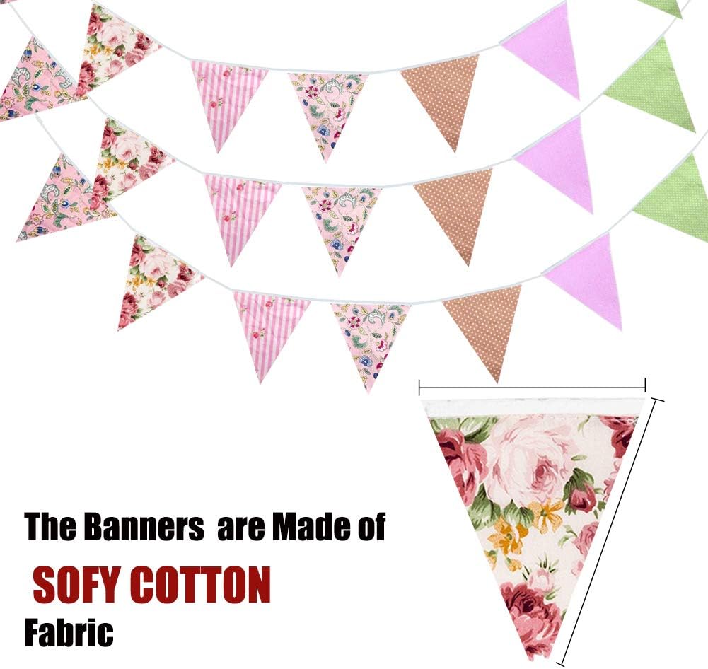 19.7 Ft Fabric Bunting Banner - Image 3