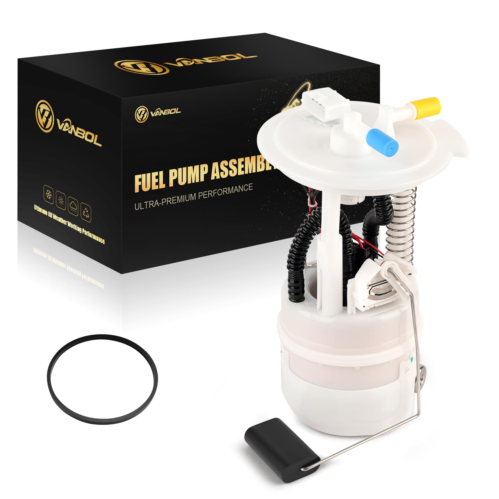 Photo 1 of VANBOL Electric Fuel Pump Module Assembly Compatible with Nissan Altima 2004-2006 Maxima 2004-2008 Quest 2004-2009 L4 2.5L V6 3.5L Gas Except California Emission Replace E8545M P76169M VANBOL0022