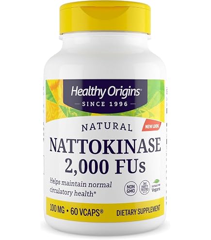 Nattoquinasa 8.000 FU – Apoyo Circulación Y Corazón, Cápsulas Naturales Airboy 30/60/120 Uds