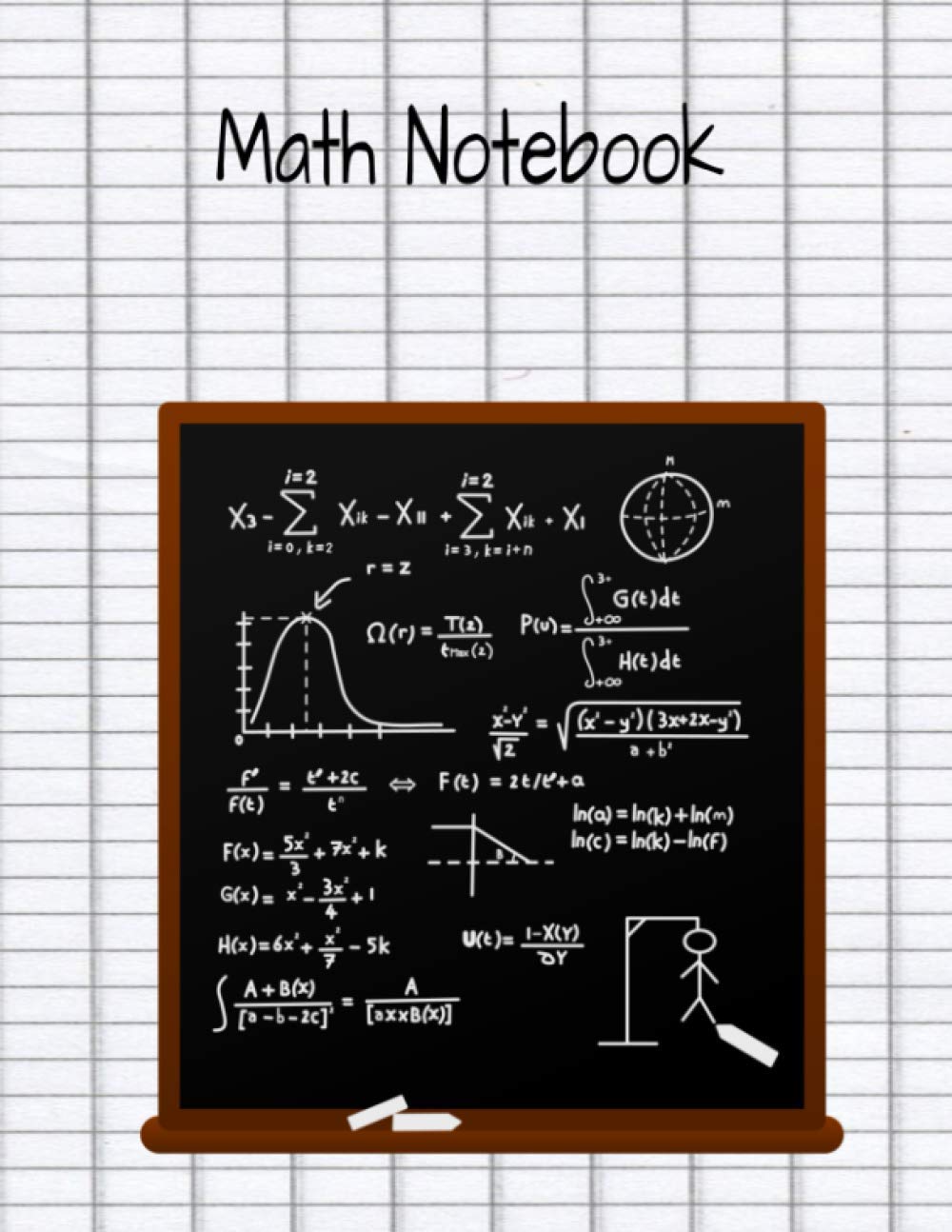 Math Notebook: Math and Science Notebook Lined Graph Paper Composition Notebook Large 8.5X11, 120 pages.