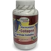Natural medix GLUCOSAMINE CHONDROITIN + HYDROLYZED Collagen + Cartilage Complex - Premium Joint Support 100% Peruvian Supplement