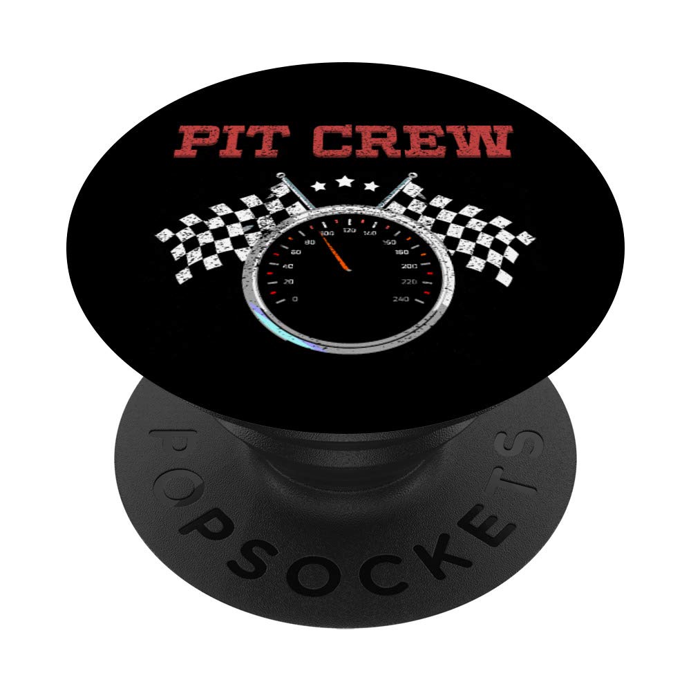 Pit Crew Race Car or Truck Theme Birthday Party Gift PopSockets Grip and Stand for Phones and Tablets
