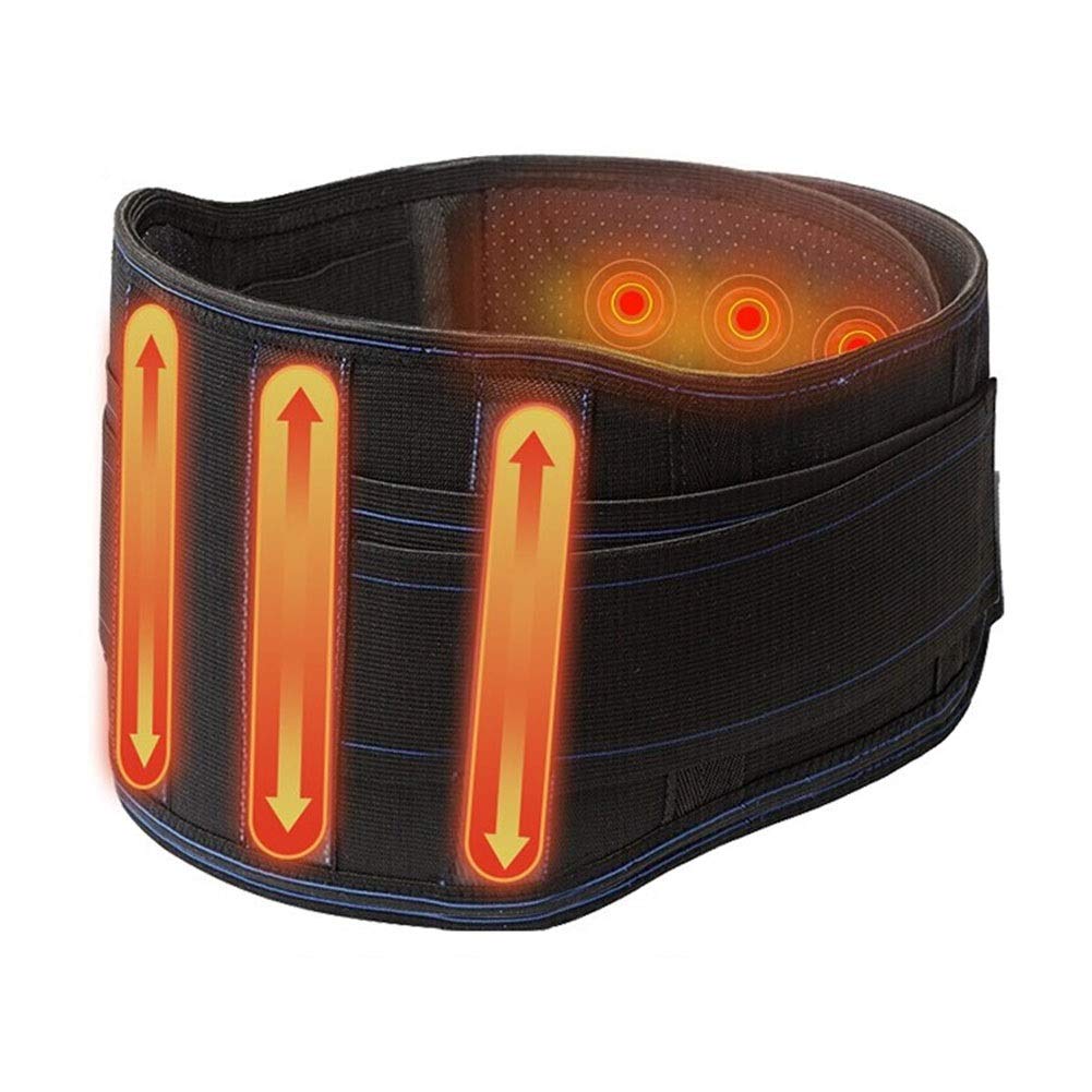 ZFF Compression Back Brace Lumbar, Waist And Hip Support Belt For Sciatica Nerve Low Back Pain Relief Men Women Working, Exercising (Size : L)