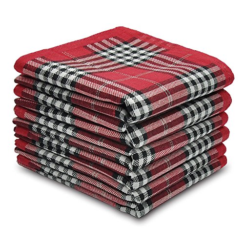 Selected Hanky 100% Cotton Men's Handkerchief 6 Piece Gift Set