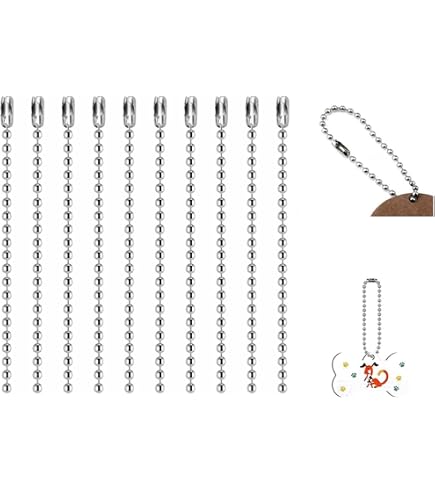 100 Pièces Chaînette à Boules Noires En Fer - Pour Création De Bijoux, Perles, Neuf étiqueté