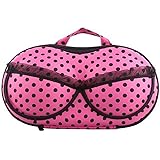 Tragbare BH Aufbewahrungsbox Organizer Bra Lingerie Unterwäsche Fall Organizer Rosa mit ...