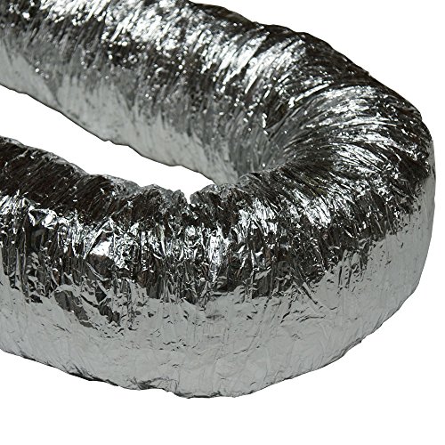 RubberCal "HVAC InsulatedFlex" Ducting Ventilation Duct Hose, 4Inch by 25Feet Pricepulse