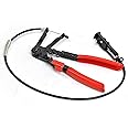 24" Flexible Hose Clamp Pliers Locking Tool Fuel Oil Water 2FT Long Reach