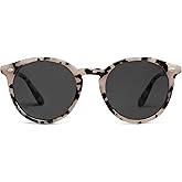 SOJOS Retro Round Polarized Sunglasses for Women Men Classic Vintage Sunnies SJ2069