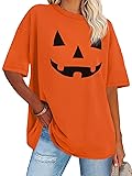 Oversized Tshirts for Women V Neck Short Sleeve